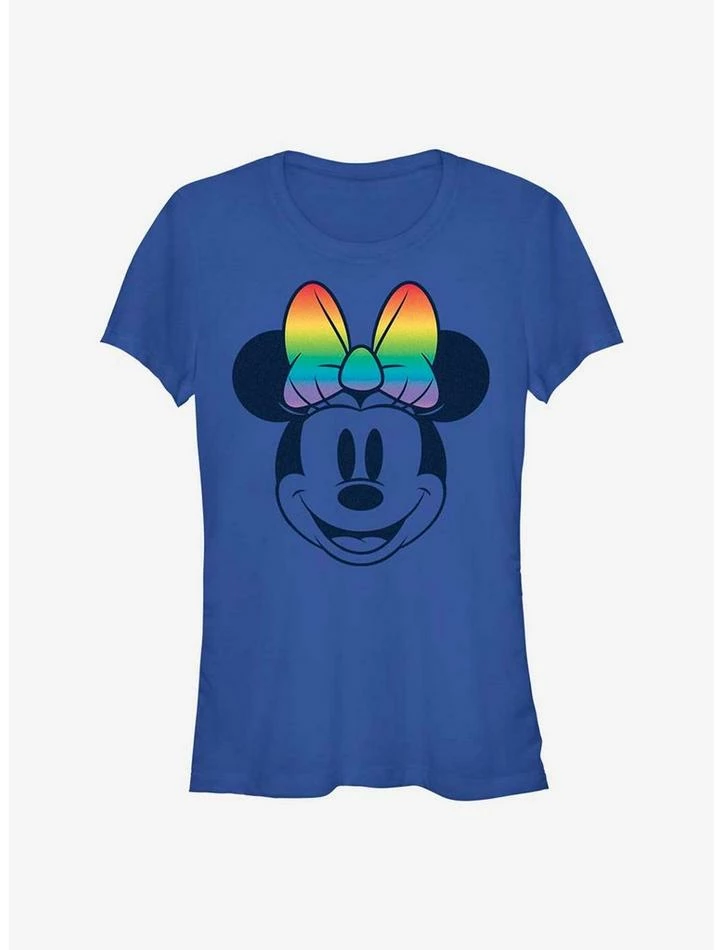 Budget 🔔 Disney Minnie Mouse Minnie Bow Fill Pride T-Shirt 🔥