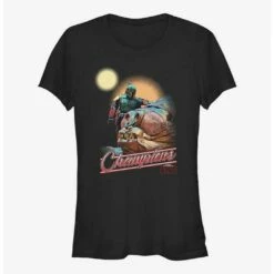Top 10 ❤️ Star Wars The Book of Boba Fett Championship Breed 👧 Girls T-Shirt 🌟