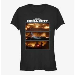 Promo ❤️ Star Wars The Book of Boba Fett Thousand Tears 👧 Girls T-Shirt 👏