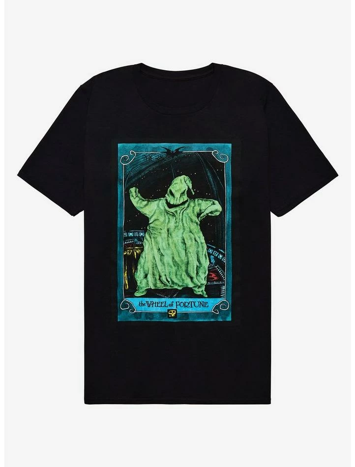 Cheap ๐ฏ The Nightmare Before ๐ Christmas Oogie Boogie Tarot Card T-Shirt ๐