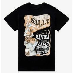 Flash Sale ✔️ The Nightmare Before 🎅 Christmas Sally Concert Boyfriend Fit 👧 Girls T-Shirt ❤️