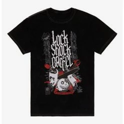 Best reviews of ๐ The Nightmare Before ๐ Christmas Lock Shock & Barrel Boyfriend Fit ๐ง Girls T-Shirt ๐