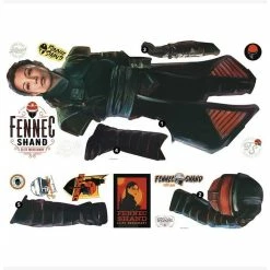 Budget ⌛ Star Wars The Book of Boba Fett Fennec Shand Peel & Stick Giant Wall Decals ❤️