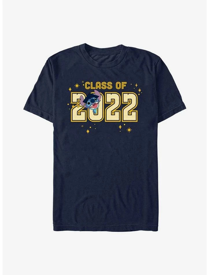 New 🎉 Disney Lilo & Stitch Graduation Class of 22 T-Shirt 🔔