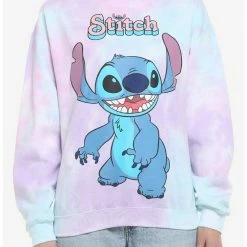 Buy 🥰 Disney Stitch Tie-Dye 👧 Girls Sweatshirt 🔔
