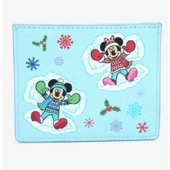 Brand new 😀 Her Universe Disney Mickey Mouse & Minnie Mouse Snow Angels Cardholder 🎉