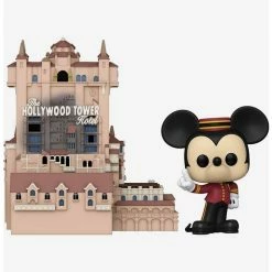 New 💯 Funko Disney Walt Disney World Pop! Town Hollywood Tower Hotel And Mickey Mouse Vinyl Figure Set 😉