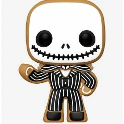 Discount 🔔 Funko The Nightmare Before ❄ Christmas Pop! Gingerbread Jack Skellington Vinyl Figure Hot Topic 2022 Exclusive 🎁