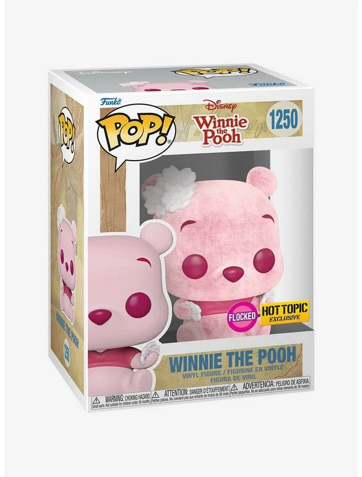 Coupon ๐งจ Funko Disney Winnie The Pooh Pop! Winnie The Pooh (Flocked) Vinyl Figure Hot Topic Exclusive ๐ฅ - Image 2