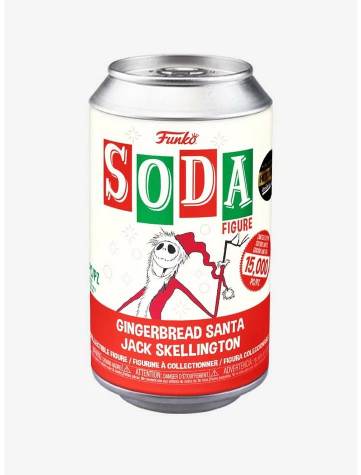 Budget โค๏ธ Funko The Nightmare Before ๐
Christmas Soda Gingerbread Santa Jack Skellington Vinyl Figure Hot Topic 2022 Exclusive ๐ - Image 3