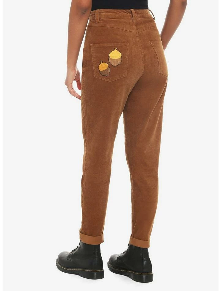Best Pirce 🔔 Disney Chip 'N' Dale Embroidered Corduroy Mom 👖 Jeans 🥰 - Image 2