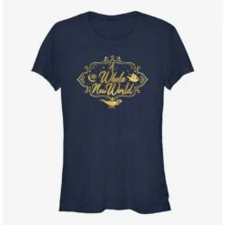 Promo 🎉 Disney Aladdin A Whole New World 👧 Girls T-Shirt 🔥