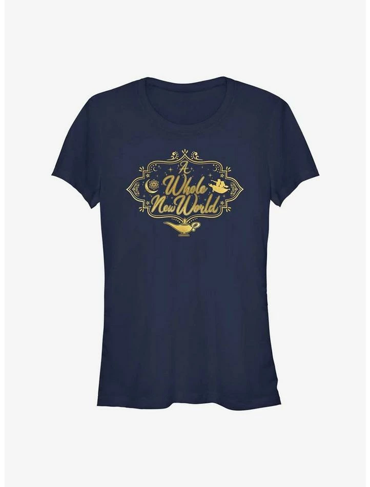 Promo ๐ Disney Aladdin A Whole New World ๐ง Girls T-Shirt ๐ฅ