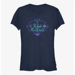 Promo 🌟 Disney Aladdin A Whole New World 👧 Girls T-Shirt 👍