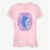 Buy ✨ Disney Aladdin Jasmine Flower Frame Silhouette 👧 Girls T-Shirt 🧨