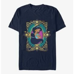 Cheapest 🎉 Disney Aladdin Jasmine Badge 30th Anniversary T-Shirt 👍