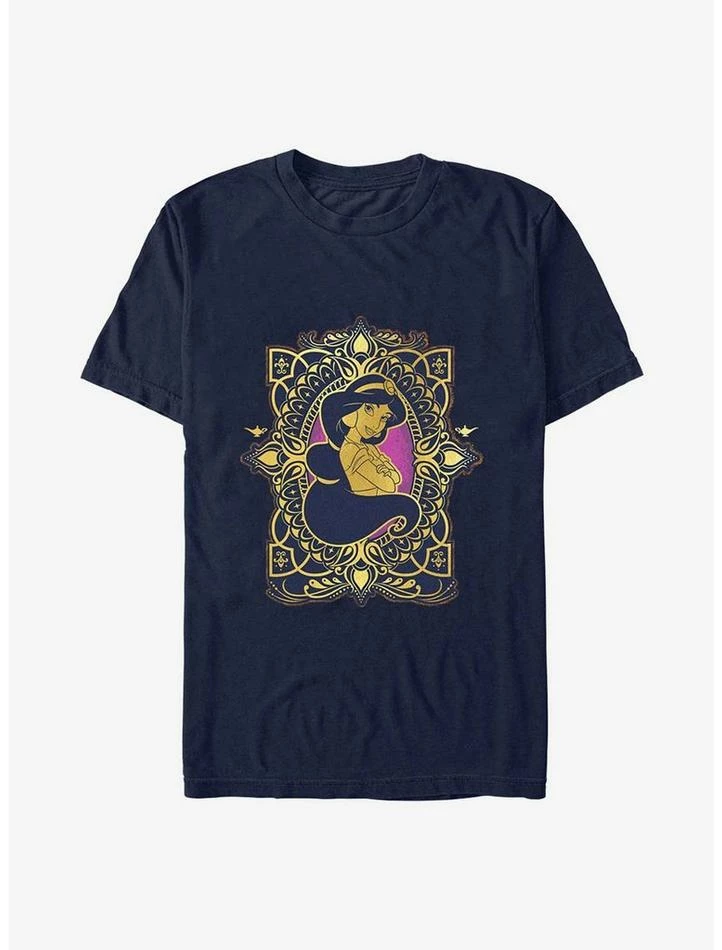 New ๐ Disney Aladdin Jasmine Badge 30th Anniversary T-Shirt ๐ฅฐ