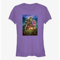 Cheap 🥰 Disney Encanto Madrigal House Poster 👧 Girls T-Shirt 👏