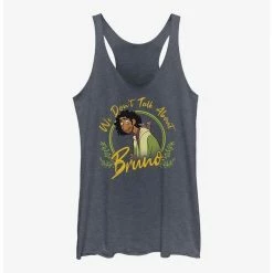 Brand new 💯 Disney Encanto We Don't Talk About Bruno 👧 Girls Raw Edge Tank ⌛