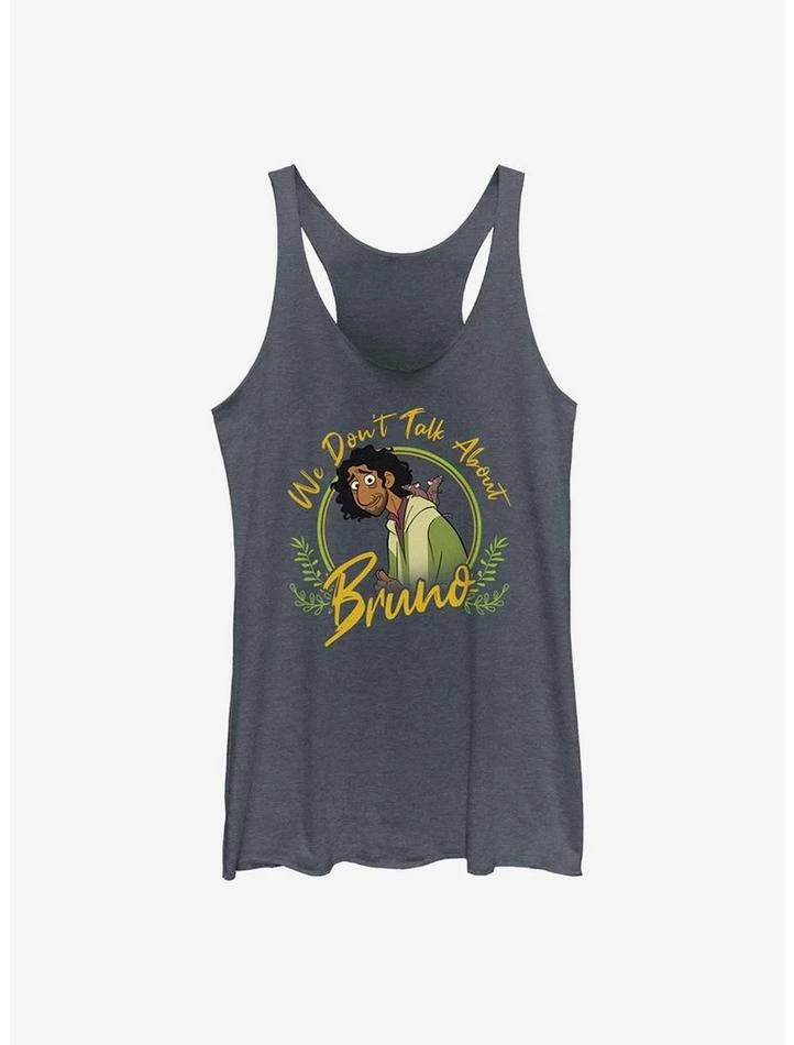 Brand new 💯 Disney Encanto We Don't Talk About Bruno 👧 Girls Raw Edge Tank ⌛
