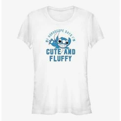 Brand new 🔔 Dsny Lilo Stch Fluffy Horoscope 👧 Girls T-Shirt ⭐