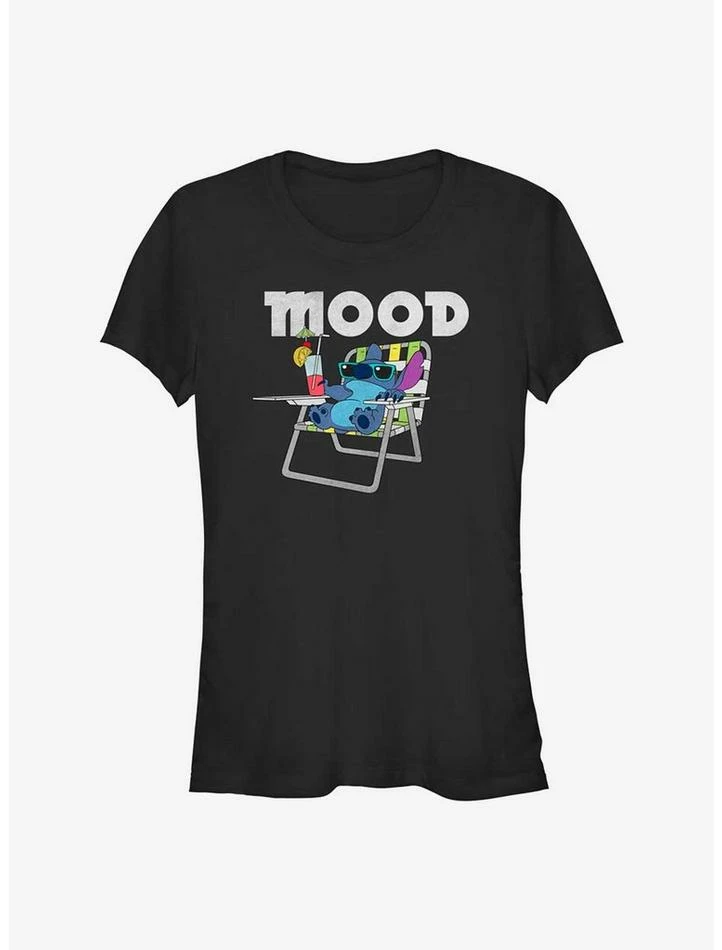 Budget 🔔 Dsny Lilo Stch Mood 👧 Girls T-Shirt 🛒