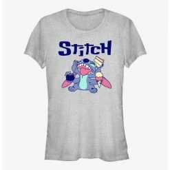 Deals 👏 Dsny Lilo Stch Stitch Eat 👧 Girls T-Shirt 😍