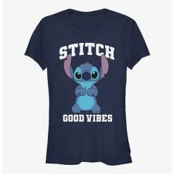 Wholesale 🔔 Dsny Lilo Stch Stitch Good Vibes 👧 Girls T-Shirt ⌛