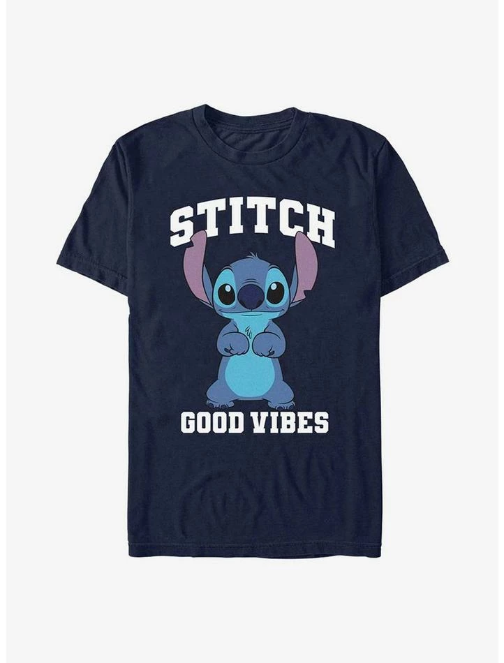 Cheapest ๐ Dsny Lilo Stch Stitch Good Vibes T-Shirt ๐