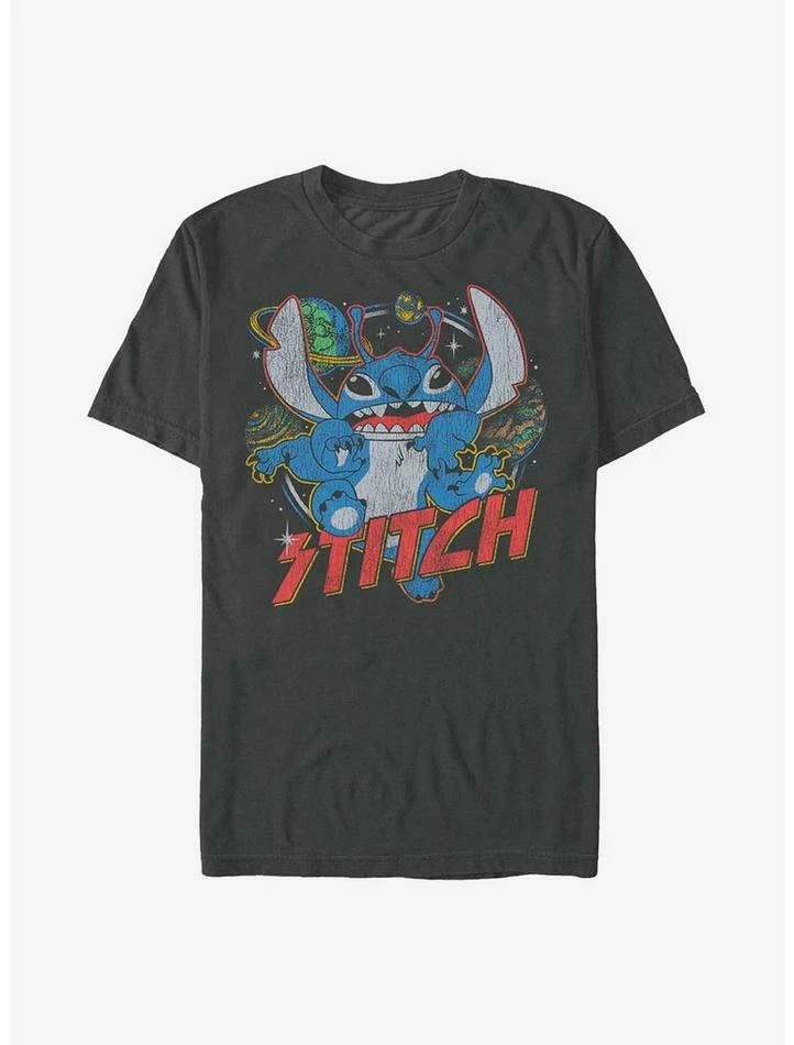 Best Pirce 👍 Dsny Lilo Stch Stitch Planets T-Shirt 👏