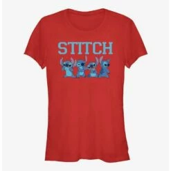 Promo 🎉 Dsny Lilo Stch The Stitches Happy Stitch 👧 Girls T-Shirt 🛒