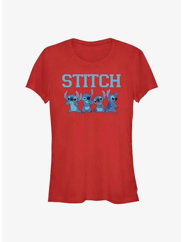 Promo π Dsny Lilo Stch The Stitches Happy Stitch π§ Girls T-Shirt π