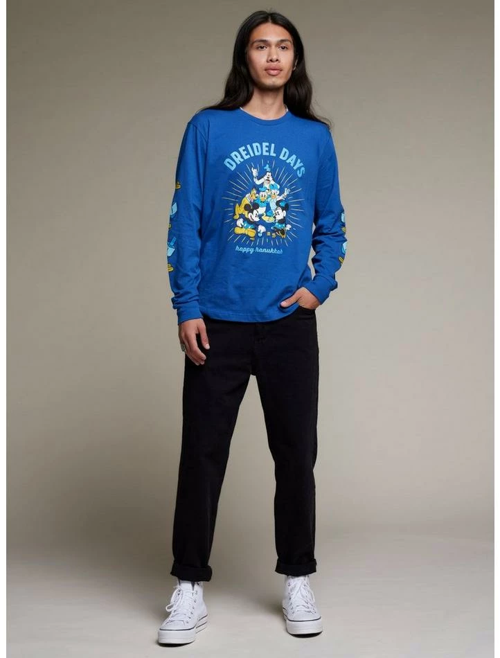 Best deal 🔔 Our Universe Disney Holiday Hanukkah Long-Sleeve T-Shirt 🛒 - Image 2