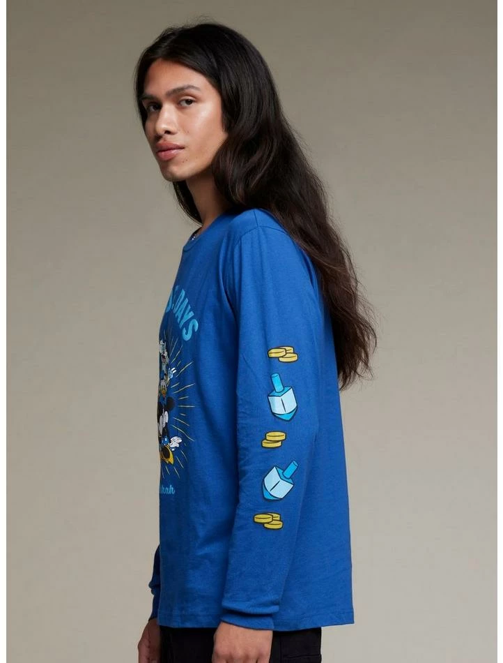 Best deal 🔔 Our Universe Disney Holiday Hanukkah Long-Sleeve T-Shirt 🛒 - Image 4