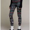 Budget 👍 Her Universe Disney Holiday Mickey Mouse & Friends Fair Isle Leggings 🎉