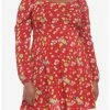 Best reviews of 🌟 Disney Winnie The Pooh Floral Long-Sleeve 👗 Dress Plus Size 👍