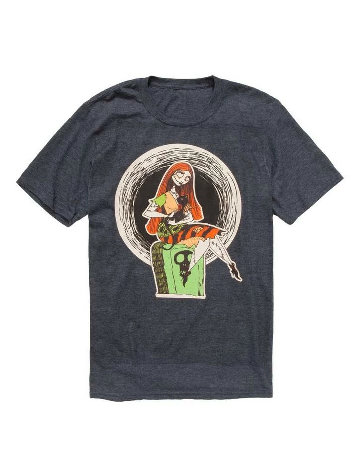 Best reviews of 🎉 The Nightmare Before ❄ Christmas Sally Tombstone Boyfriend Fit 👧 Girls T-Shirt 🛒