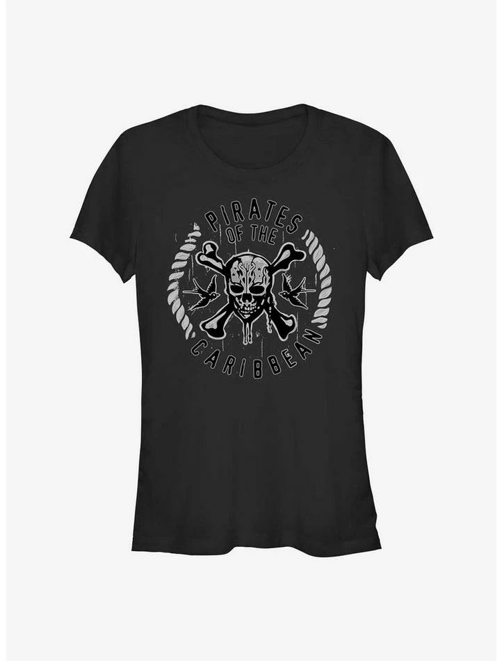 Buy โญ Disney Pirates of the Caribbean Pirates Rope ๐ง Girls T-Shirt ๐