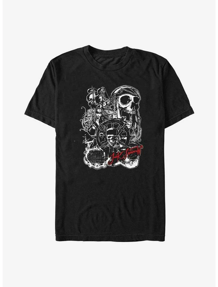 Top 10 ๐ฏ Disney Pirates of the Caribbean Yo Ho Jack Sparrow T-Shirt ๐ฅ
