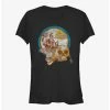 Budget 🔥 Disney Pirates of the Caribbean: On Stranger Tides Out To Sea 👧 Girls T-Shirt ❤️