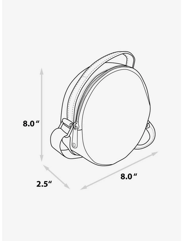 Cheapest โ Disney Donald Duck Donut Dessert With Stripes Cross Body Bag ๐คฉ - Image 3