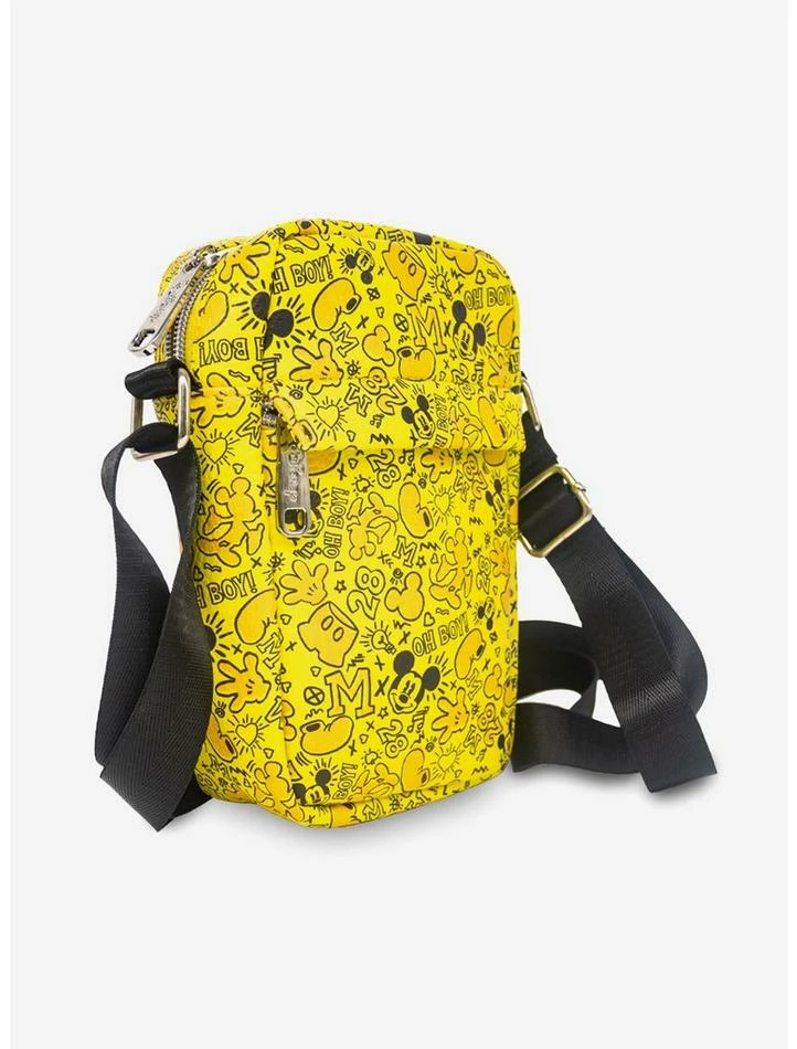 Best deal 👍 Disney Mickey Mouse Icon Doodles Collage Cross Body Bag 🔥 - Image 2