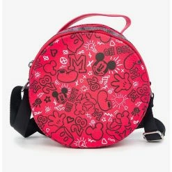 Coupon 🧨 Disney Mickey Mouse Icon Doodles Collage Cross Body Bag 🔔