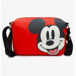 Outlet 💯 Disney Mickey Mouse Smiling Face Close Up Cross Body Bag 🎁