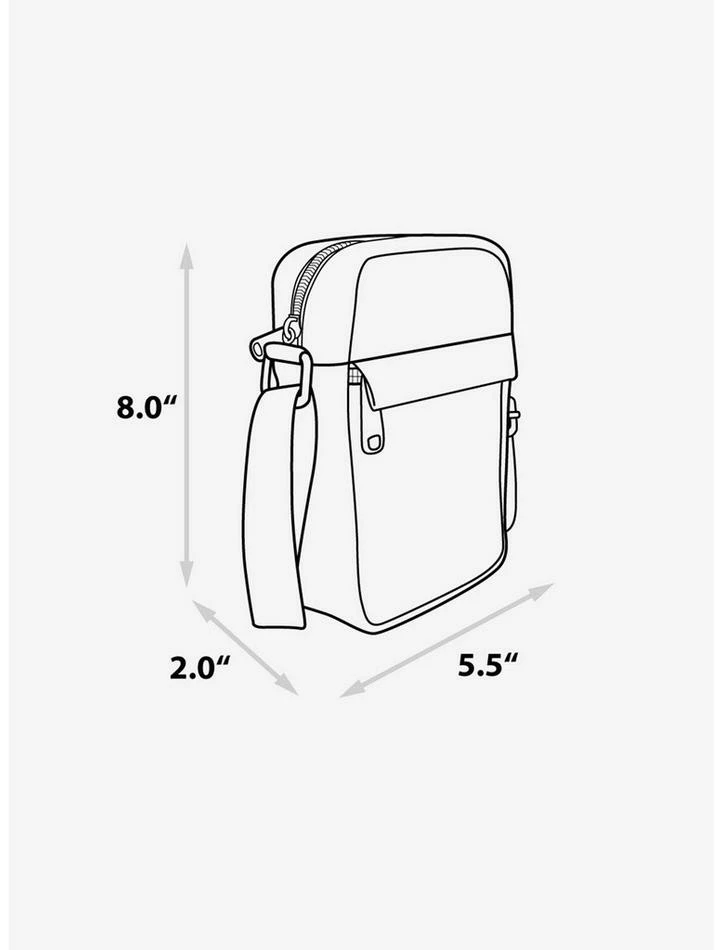 Promo ❤️ Disney Pixar Lightyear Star Command Silver Wings Logo Cross Body Bag 🥰 - Image 4