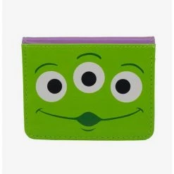 Deals ๐ฏ Disney Pixar Toy Story Alien Character Close Up Wallet Id Fold Over Snap Pixar ๐