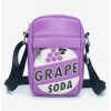 Outlet 🧨 Disney Pixar Up Grape Soda Bottle Cap Logo Cross Body Bag 🥰