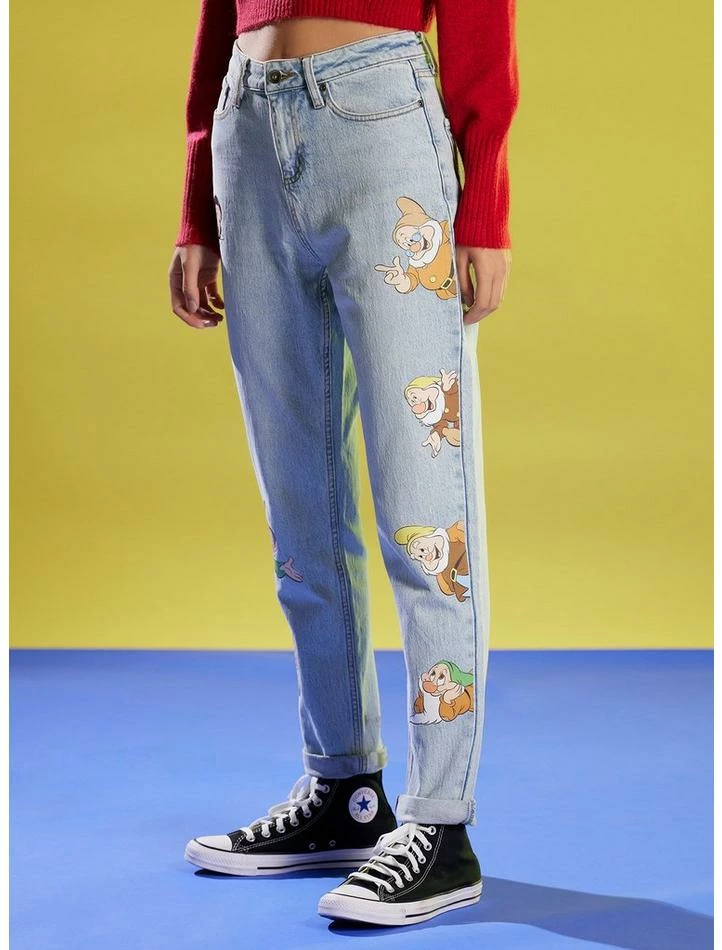 Hot Sale 🎁 Her Universe Disney Snow White And The Seven Dwarfs Mom 👖 Jeans 😀 - Image 4