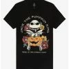 Cheapest 💯 The Nightmare Before 🎄 Christmas Jack Floral 👧 Girls T-Shirt 😀