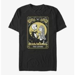 Best deal 🛒 The Nightmare Before ❄ Christmas Jack & Sally The Lovers Tarot Extra Soft T-Shirt 🥰